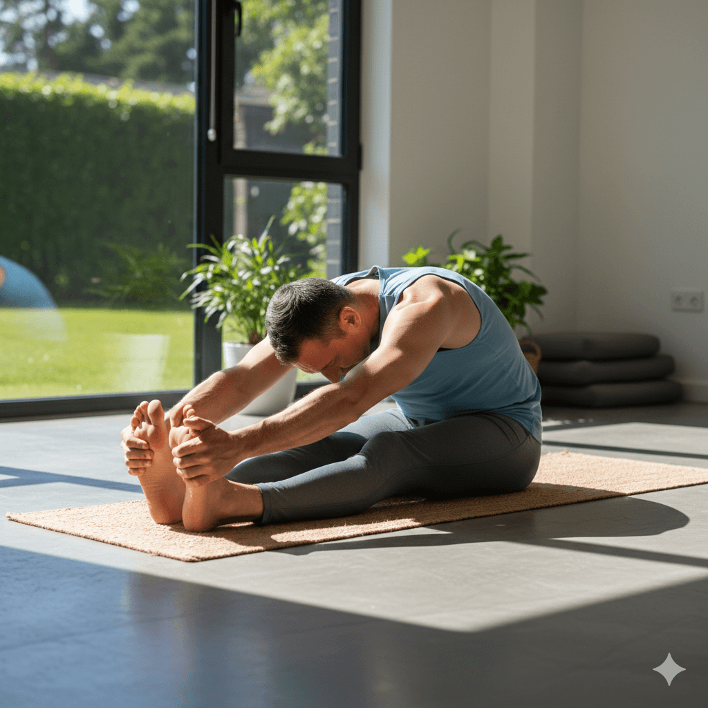 Seated Forward Bend yoga pose icon