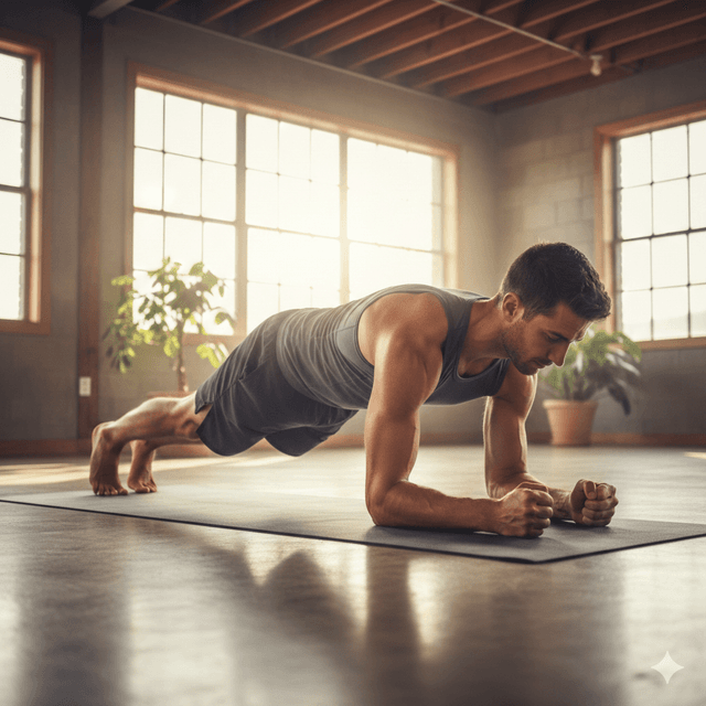Plank Pose yoga pose icon