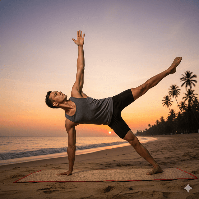 Half Moon Pose yoga pose icon
